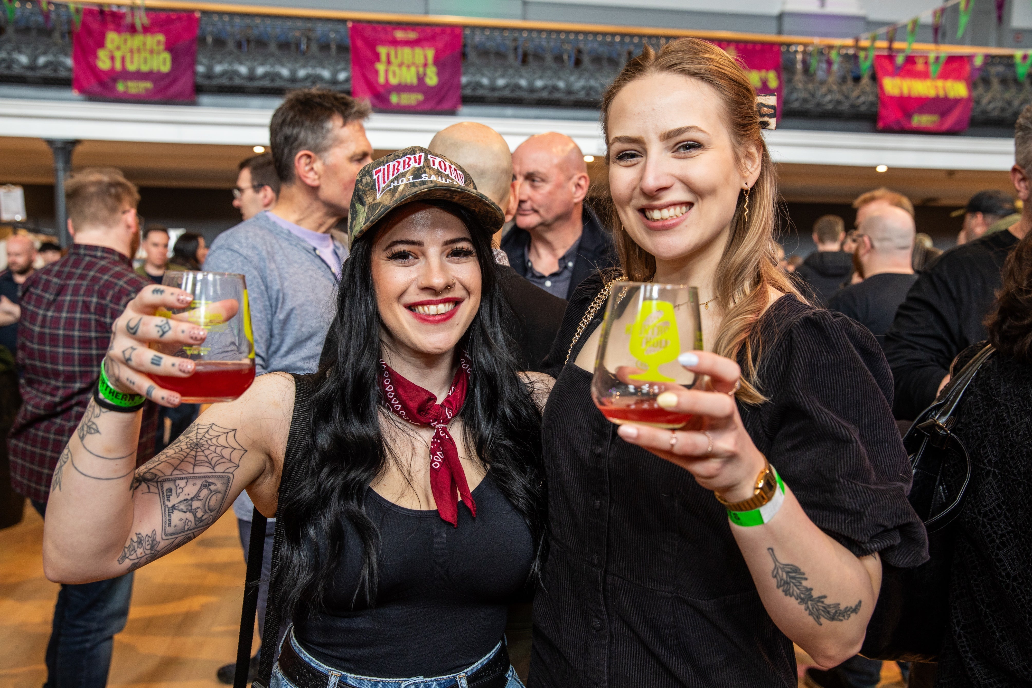 People having a good time at Northern Lights Beer Festival