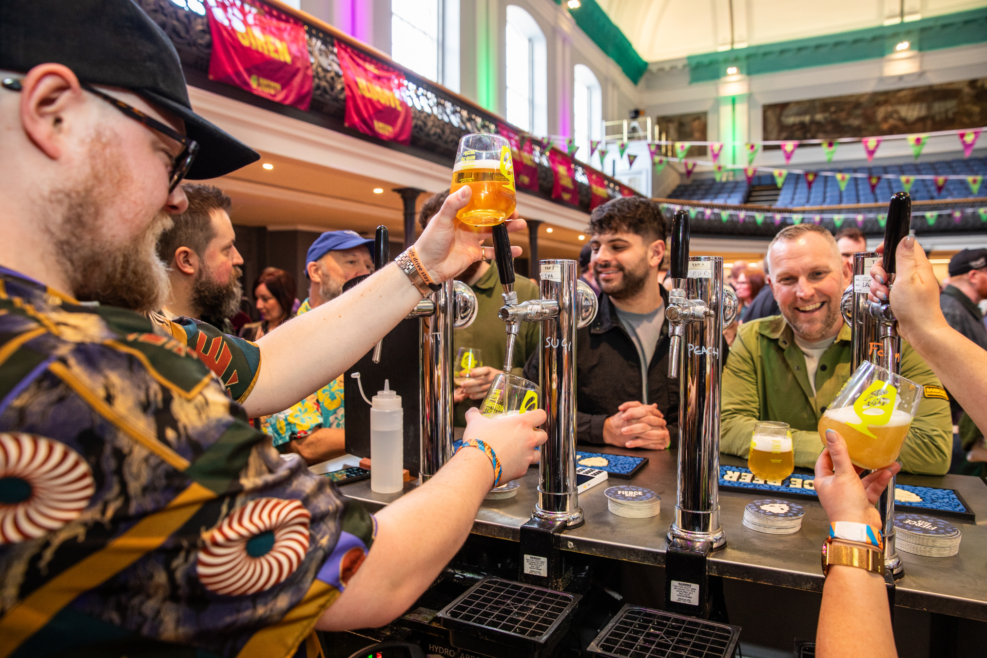 Fierce Beer pouring beers at Northern Lights Beer Festival in Aberdeen 2026