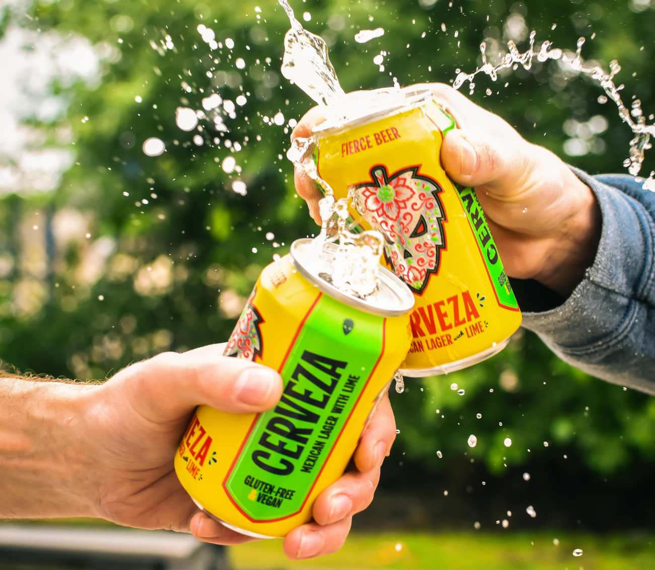 Cerveza with friends for a BBQ