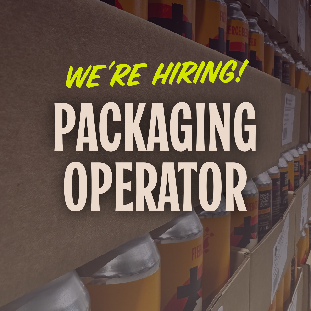 We Are Hiring: Packaging Operator Vacancy