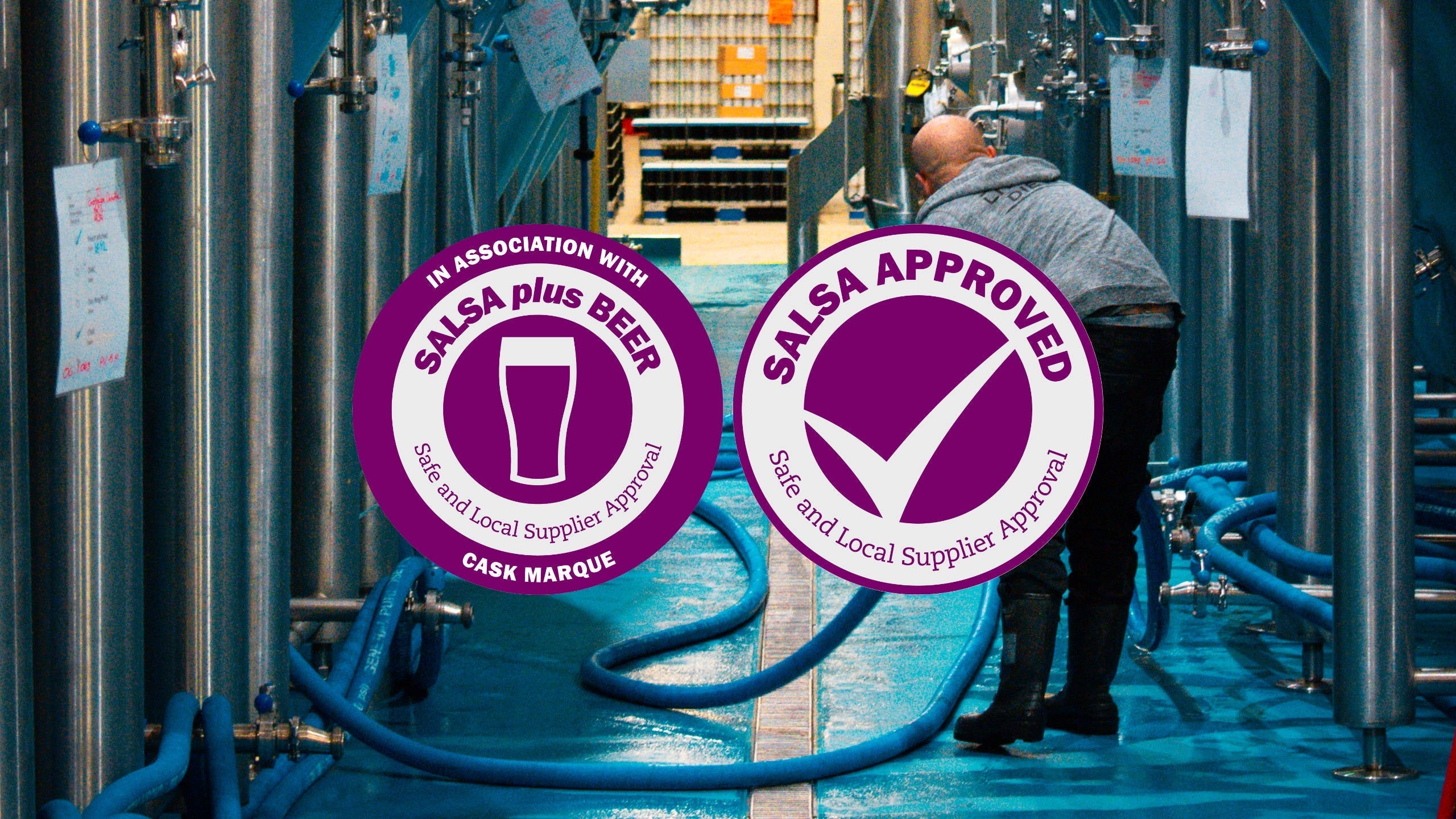 Fierce Beer brewery during SALSA Plus Beer accreditation audit
