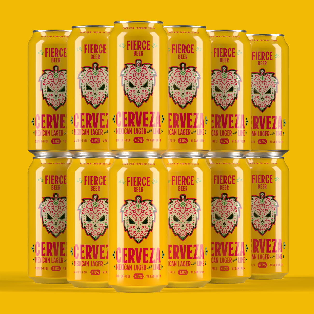 Fierce CERVEZA (12x440ml) - Fierce Beer