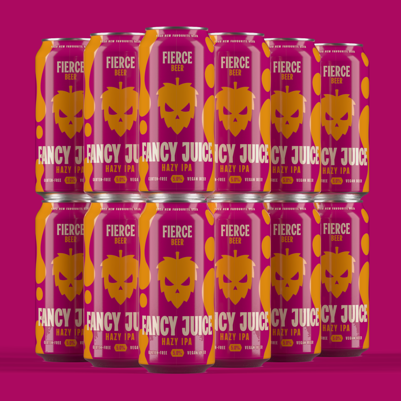 Fierce FANCY JUICE (12x440ml) - Fierce Beer