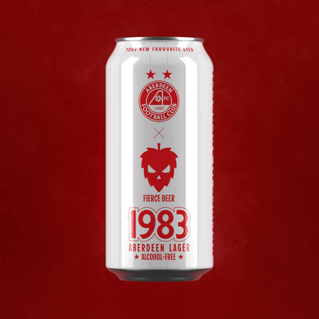 Fierce 1983 ALCOHOL FREE LAGER (AFC COLLAB) - Fierce Beer