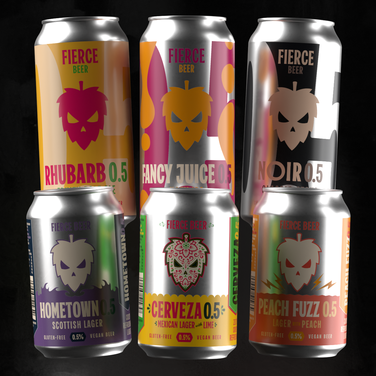 FIERCE 0.5 RANGE 6 PACK - Fierce Beer