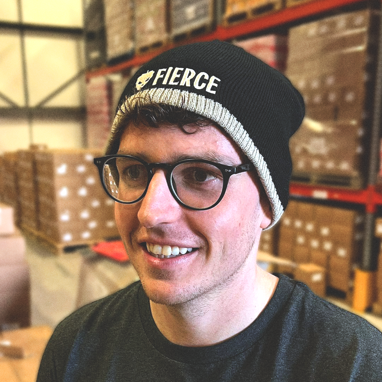 Fierce GREY TWO TONE BEANIE - Fierce Beer