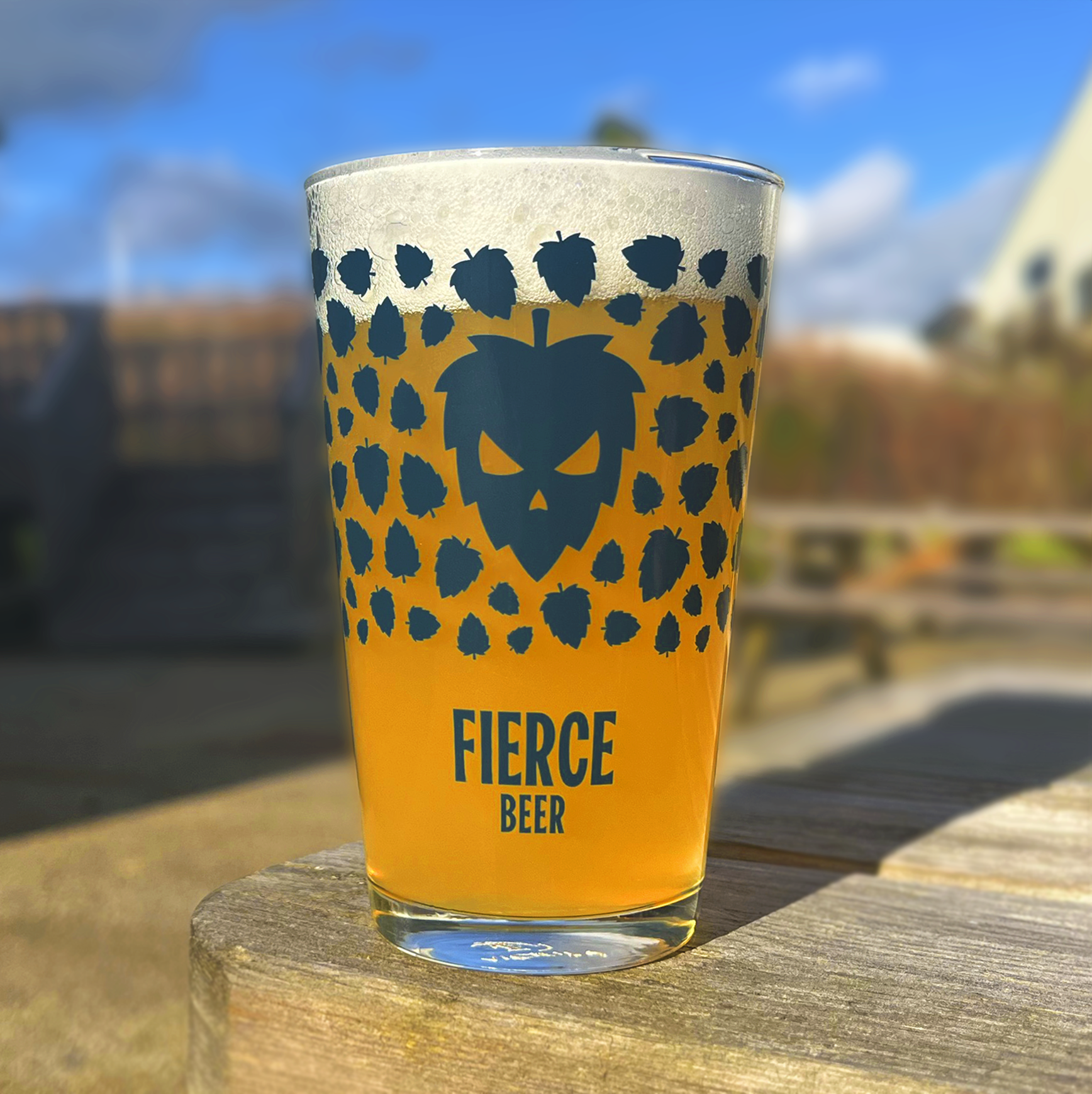 FIERCE HALF PINT GLASS - Fierce Beer