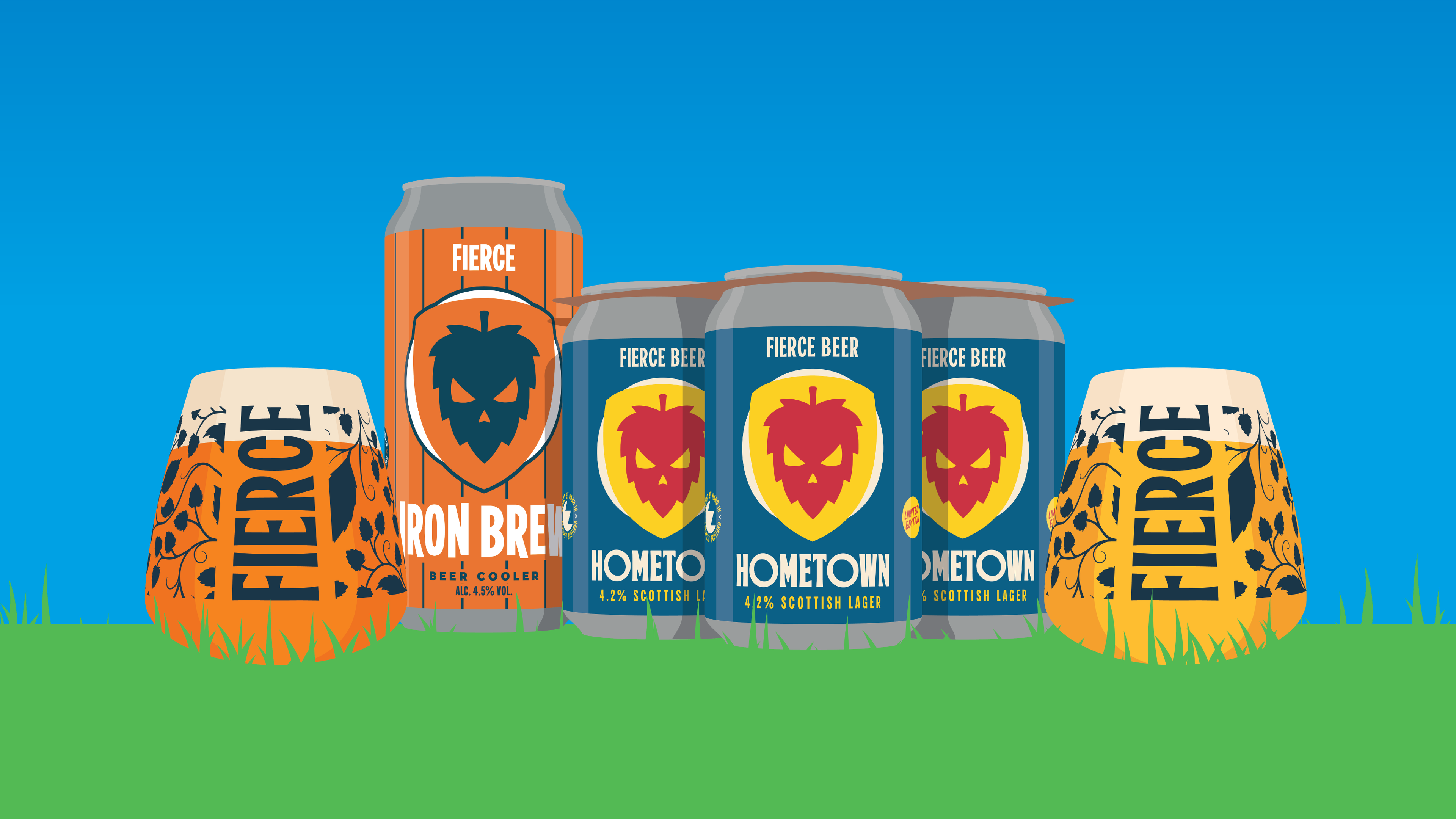 Fierce Iron Brew and Fierce Hometown both with limited edition World Cup 2026 labels